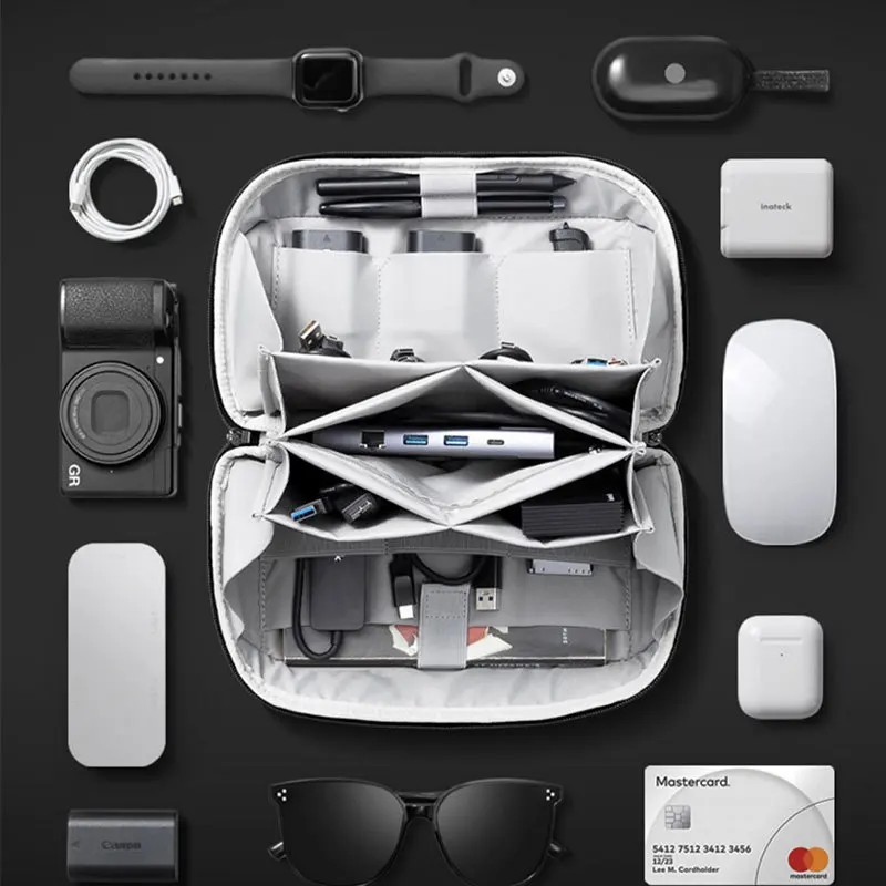 Travel Accessories Organizer Bag - Sac multifonctionnel pour accessoires numériques, version