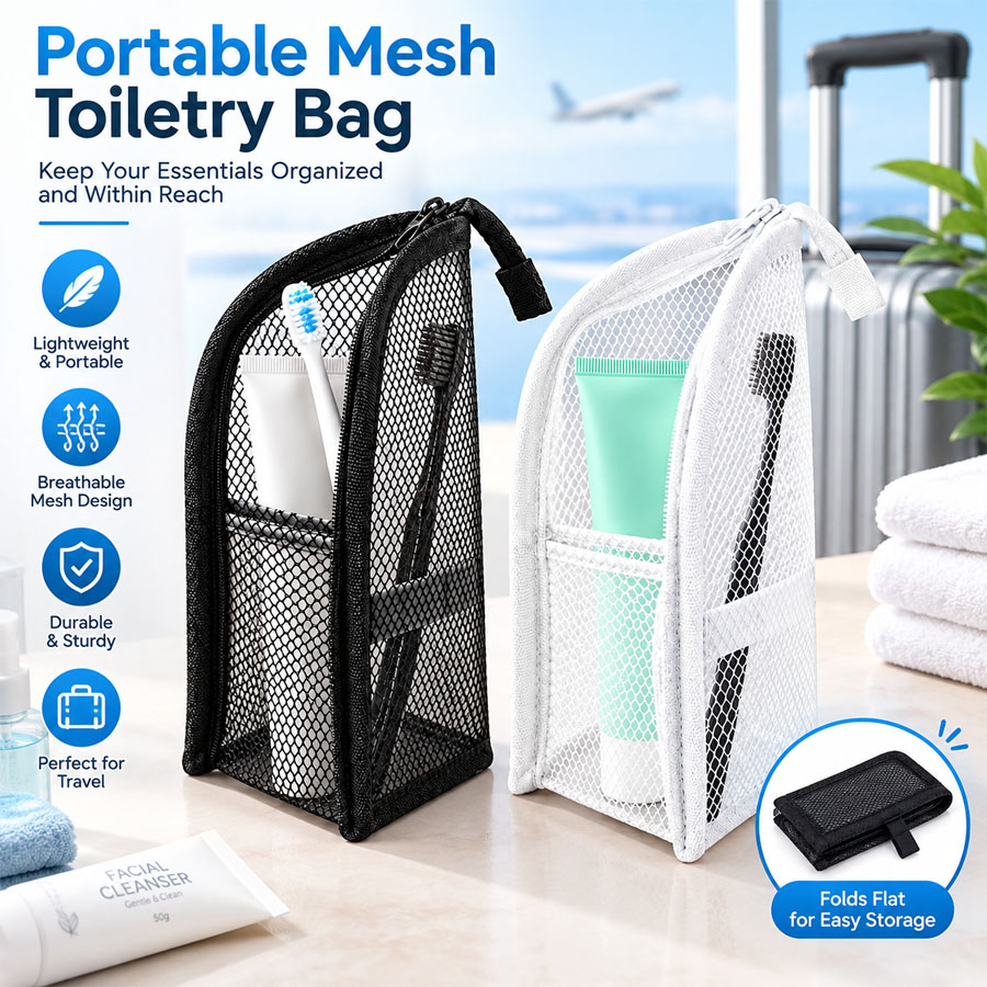 Travel Accessories Organizer Bag - 1 sac de toilette portable en