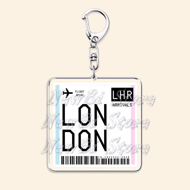 Porte-clés Carte d'embarquemen - Travel Accessories Jewelry avis et prix